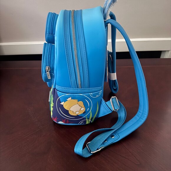 Loungefly Blue Water Type Pokemon Squirtle Mini Backpack - Picture 7 of 10